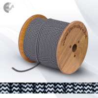 tekstilen kabel cherno bqla opletka 2x0.75mm2 Art.No.0527560