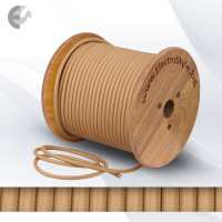 tekstilen kabel 2x0.75mm2 kapuchino  Art.No.0527525