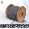 Текстилен кабел черно-бял 2x0.75mm2