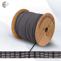 tekstilen kabel antratsitsiv zigzag 2x0.75mm2 Art.No.0527563